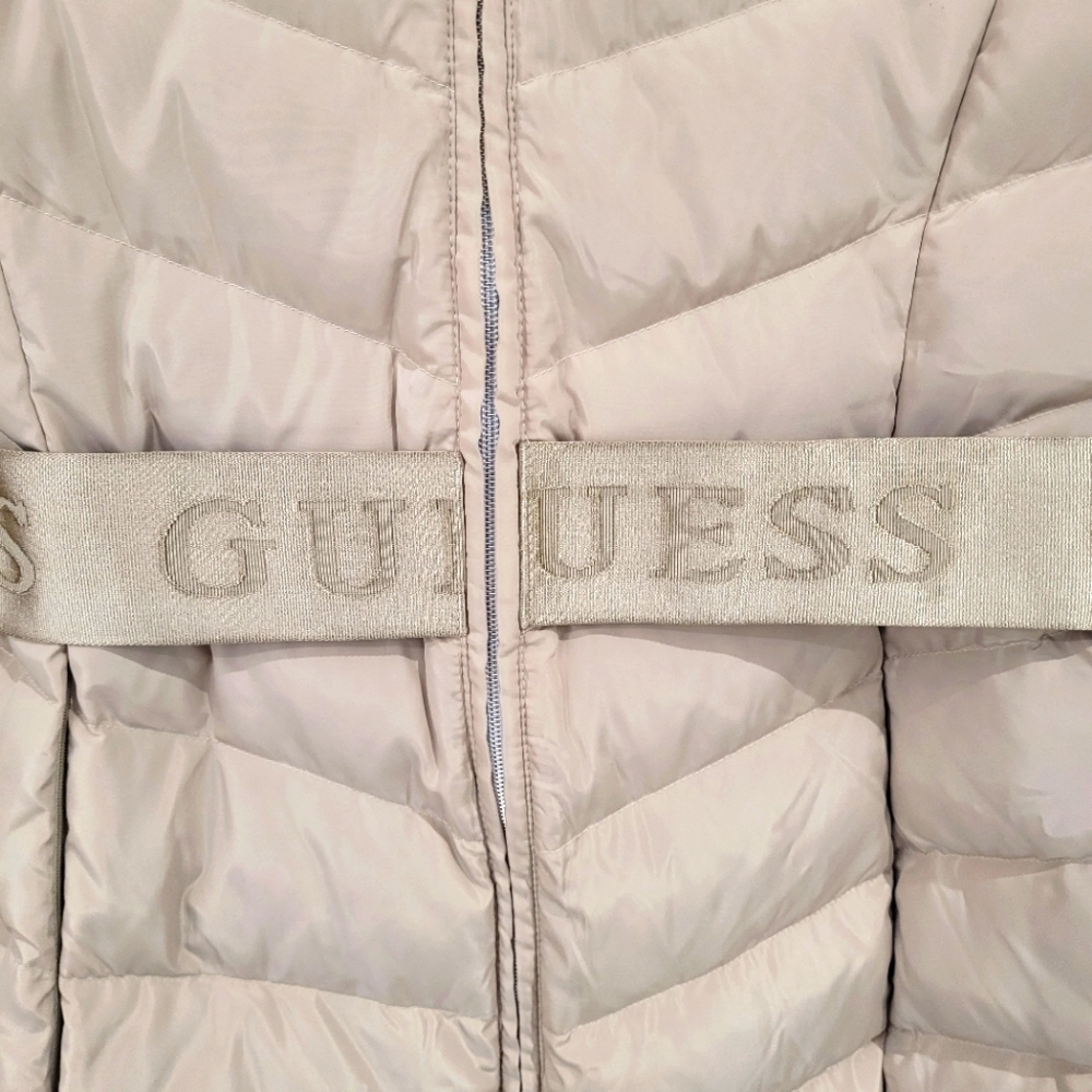 GUESS Real down winter Jacket-Medium - Picture 3 of 5